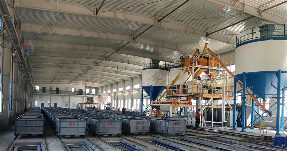 勻質自保溫砌塊生產(chǎn)線