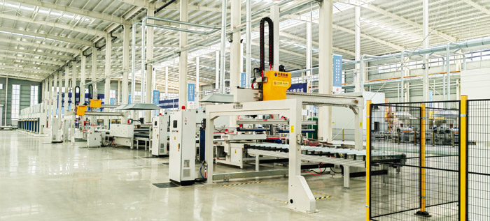 裝飾一體板全自動復(fù)合線